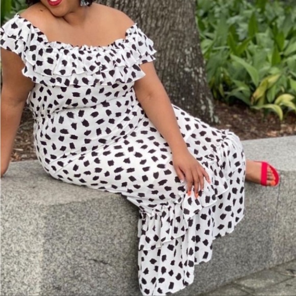 Lane Bryant Dresses & Skirts - NWT Lane Bryant Polka Dot Dress